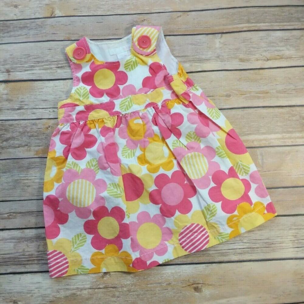 H&M Sleeveless Floral Print Summer Dress 6-9M